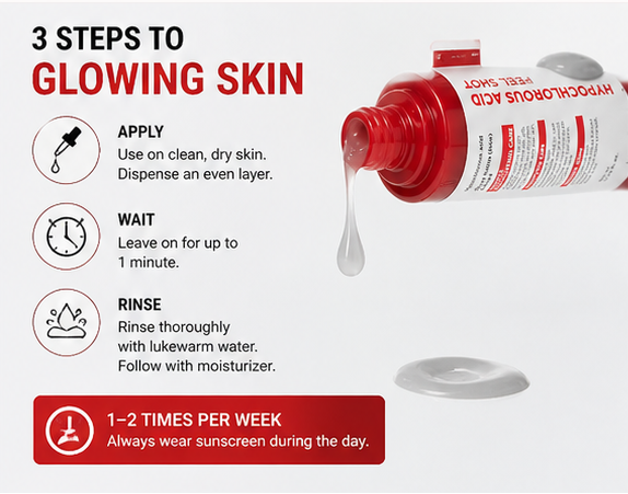 Hypochlorous Acid Peel Shot